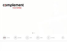 Tablet Screenshot of complementreclame.nl